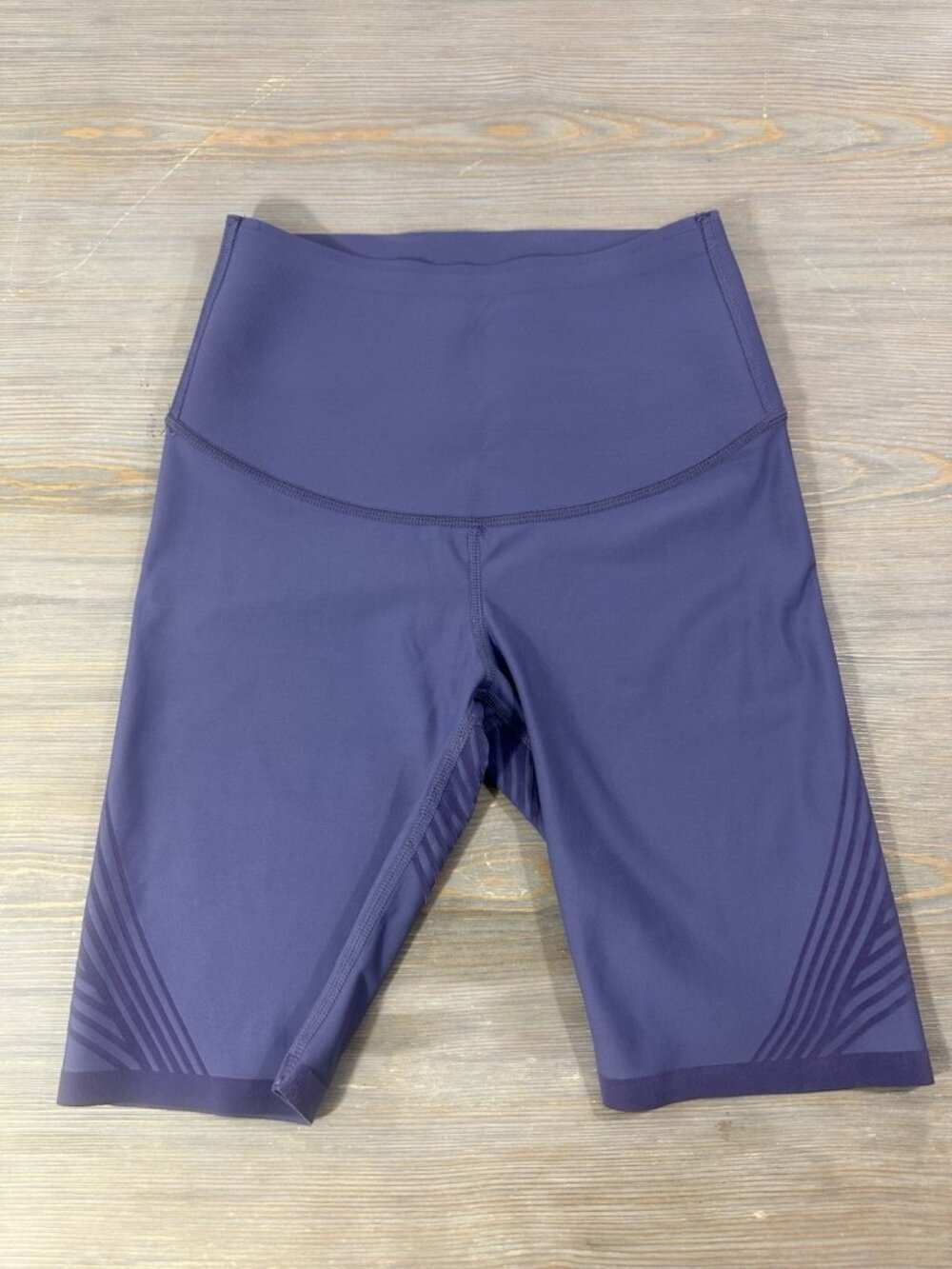 Fanka Body Sculpt Biker Shorts Purple High Waisted Compression Womens XS READ